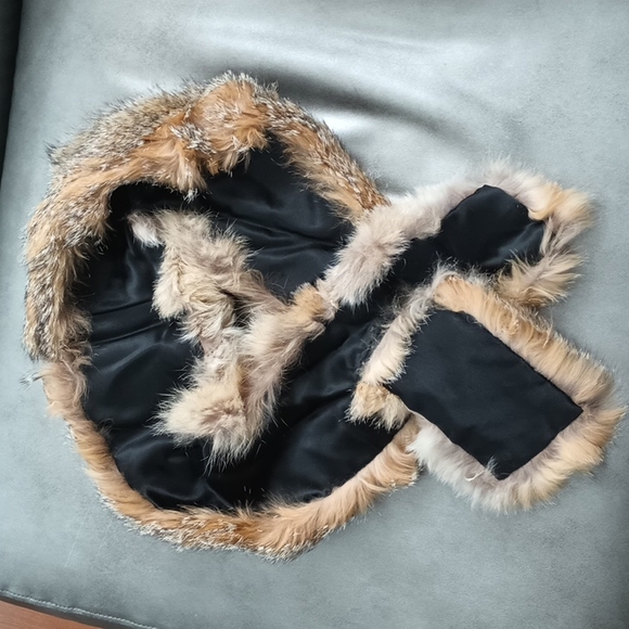 Vintage Winter Neck Scarf Fur - Picture 9 of 14